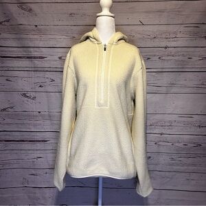 Cuts “The Friday Projects” Hoodie | Large Cream Pullover Sweatshirt